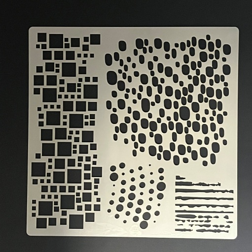 Stencil - Tasty Textures (6x6 inch)